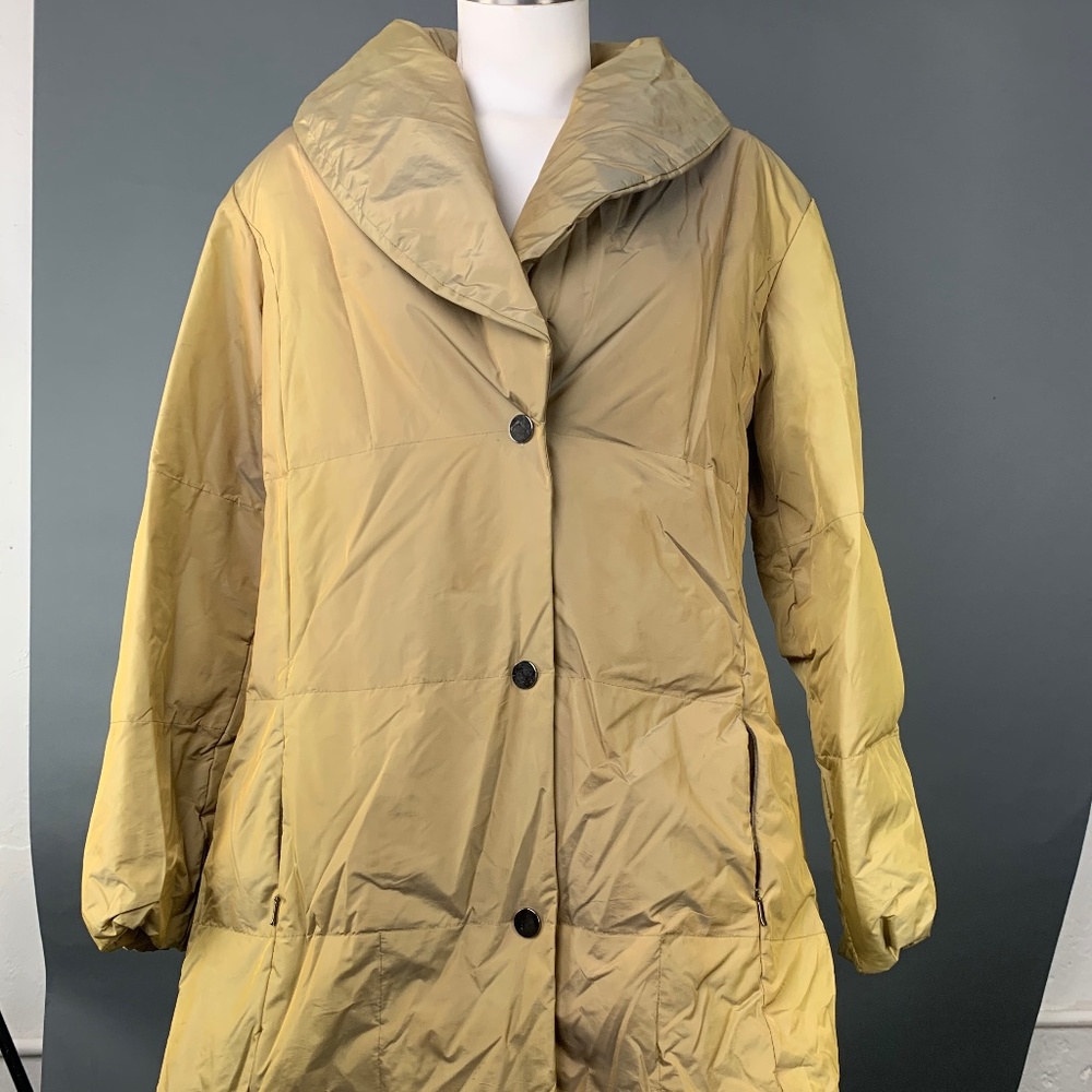 Beige Zara Winter Coat